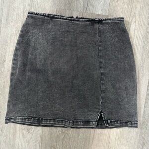 🌻 Grey Washed Denim Mini Skirt 🌻